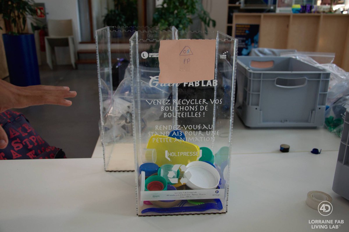 fabbiocrux's tweet photo. Plastic recycling at #LF2L by GSILab from @ENSGSI 💪.. https://t.co/ELSps7Ot1t