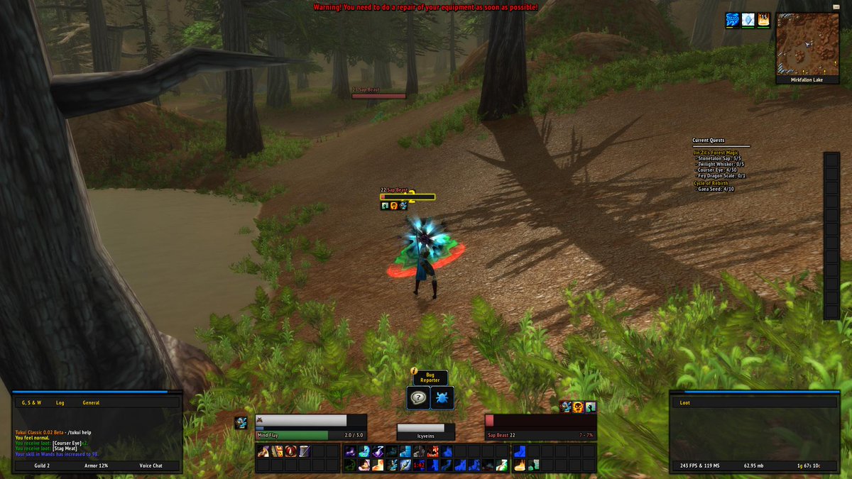 Wow classic target range addon