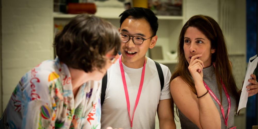 Watch out for an overview of everything that happened during <a href="/CDWfestival/">Clerkenwell Design Week</a> next week. Right now there’s still time to catch the #FLOW of our #wavy showroom, make a #poster with @RudeLtd, and maybe even win an #exclusive #rug by @loisoharadesign. #CDW10 #CDW2019 <a href="/lustercc/">Luster</a> #workshop