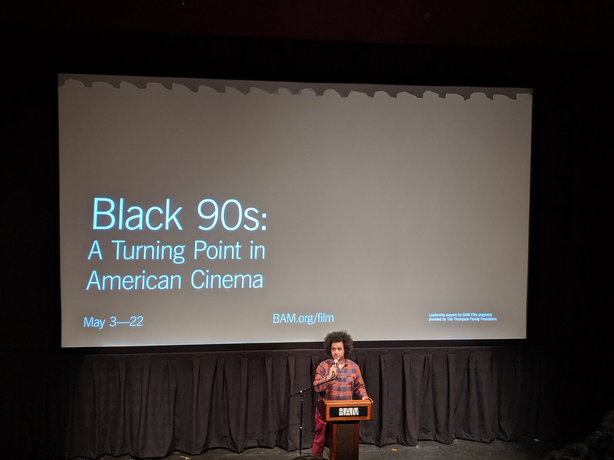 CUNYCSG's tweet photo. Last night was the last night of Black 90s: A Turning Point in American Cinema @BAMfilmBrooklyn, where we saw The Watermelon Woman, Clockers, and Crooklyn! https://t.co/6GxEsdA4dT