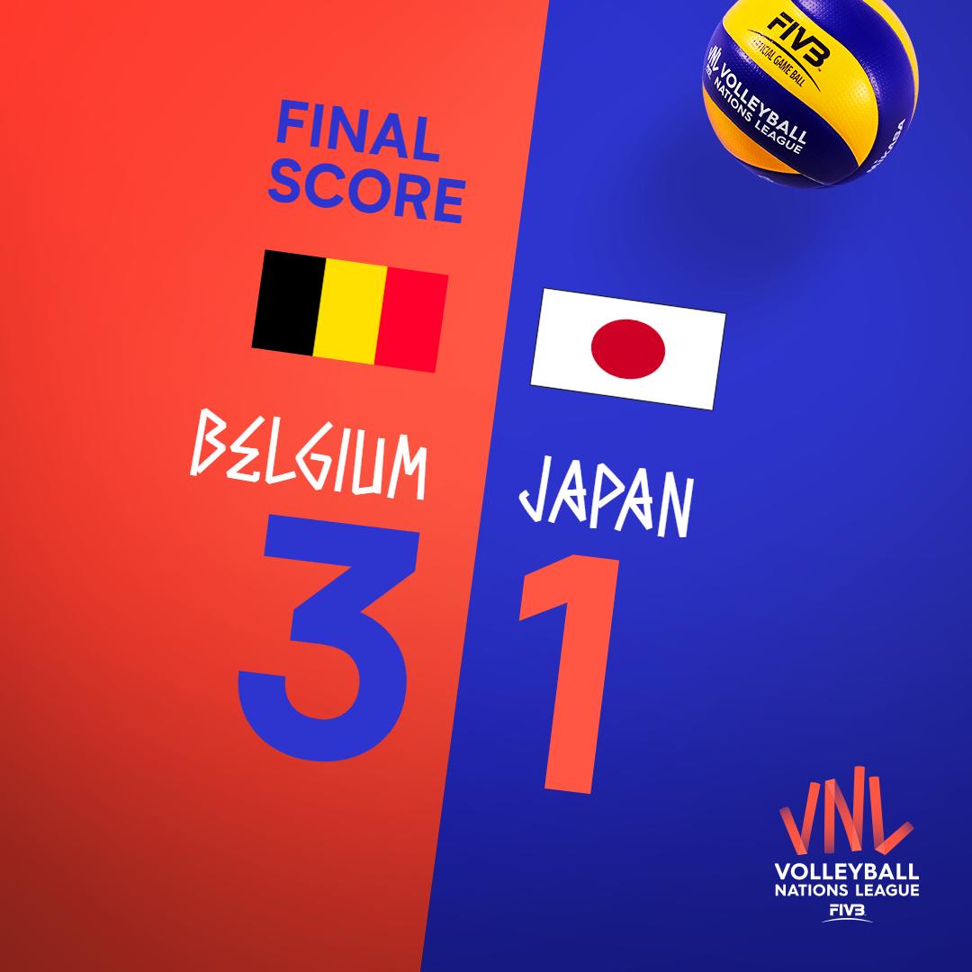 #VNLWomen Belgium <a href="/BelYellowTigers/">BelgianYellowTigers</a> 🇧🇪 won successive #VNL matches for the 1st time. Led by #3 Britt Herbots <a href="/brittherbots/">britt herbots</a>, with 23 points, they beat Japan <a href="/JVA_Volleyball/">公益財団法人日本バレーボール協会</a> 🇯🇵 3-1.
Final stats: bit.ly/2VJWjPO
📺 bit.ly/2M6POHj
#BePartOfTheGame #volleyball