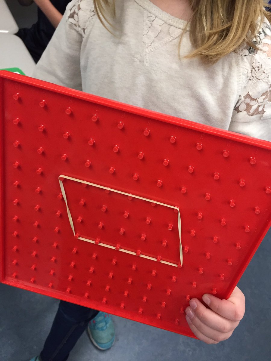 MrsBClarkson's tweet photo. Today #GradeTwo students explored #geoboards to discover which #2DShapes we could make and which 2D shapes we could not make. #CirclesHaveNoFlatSides #SpaceAndShape #MathChat πΊπΆβΌοΈπ« @fsd38 @bigrockbadger https://t.co/9gGM1D4Yog