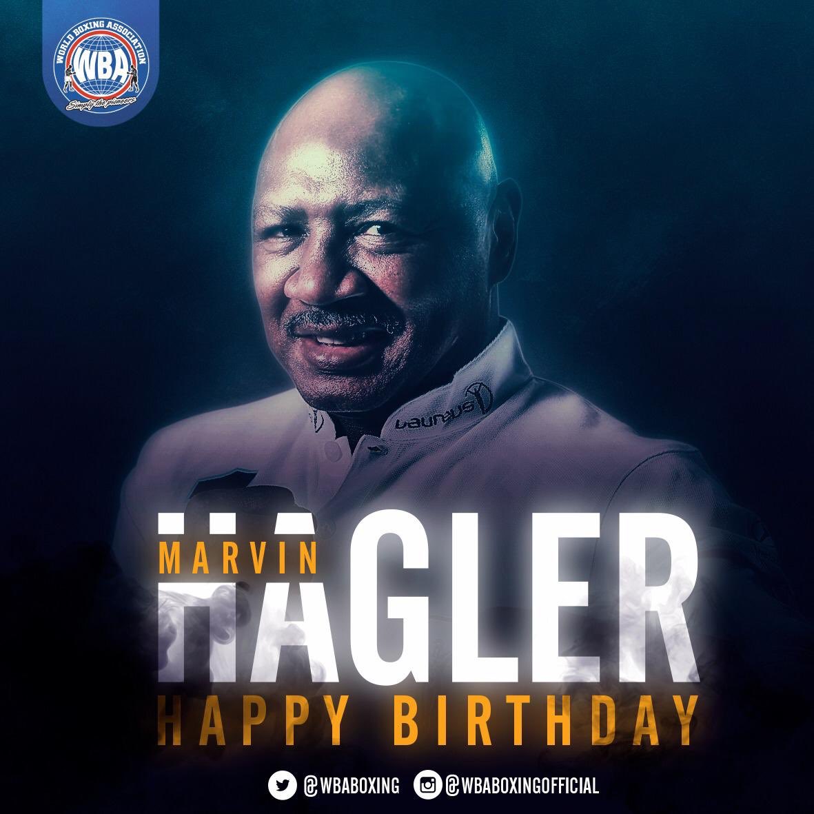 Happy birthday to Marvelous Marvin Hagler  