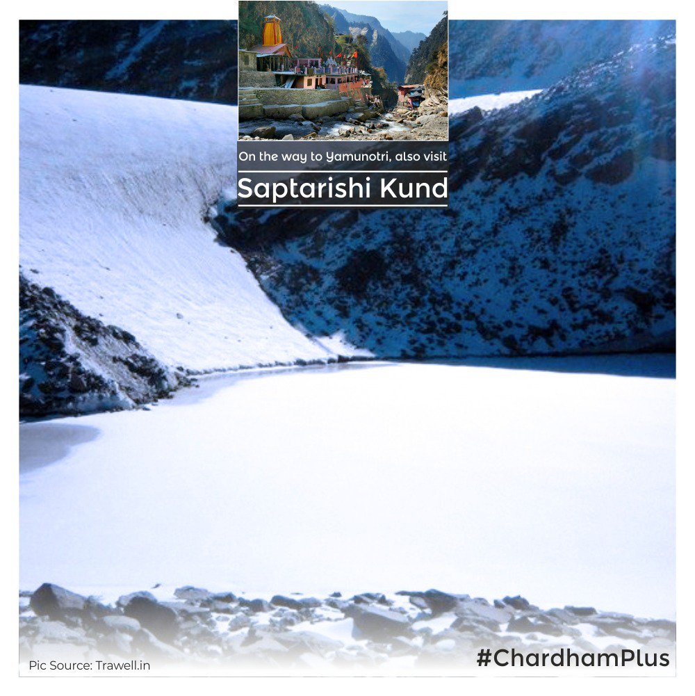 UTDBofficial's tweet photo. Get the serene experience of #SaptarishiKund while travelling to #Chardham and add a plus to your religious journey.
To know more about chardham, visit: https://t.co/L5UFPJ4PiL
#ChardhamPlus #SimplyHeaven #UttarakhandTourism https://t.co/mblUKgMwPW