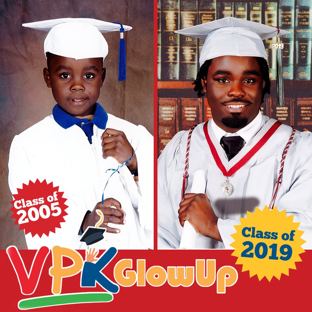 ELCMDM's tweet photo. From VPK to High School Grad! @elcmdm celebrates the first #VPK class to graduate from high school. Join the #VPKGlowUP challenge. Tag us using hashtags #elcmdm or #VPKGlowUp. For more details visit us at https://t.co/h3vKpbc1ru https://t.co/2duQZPaEv9