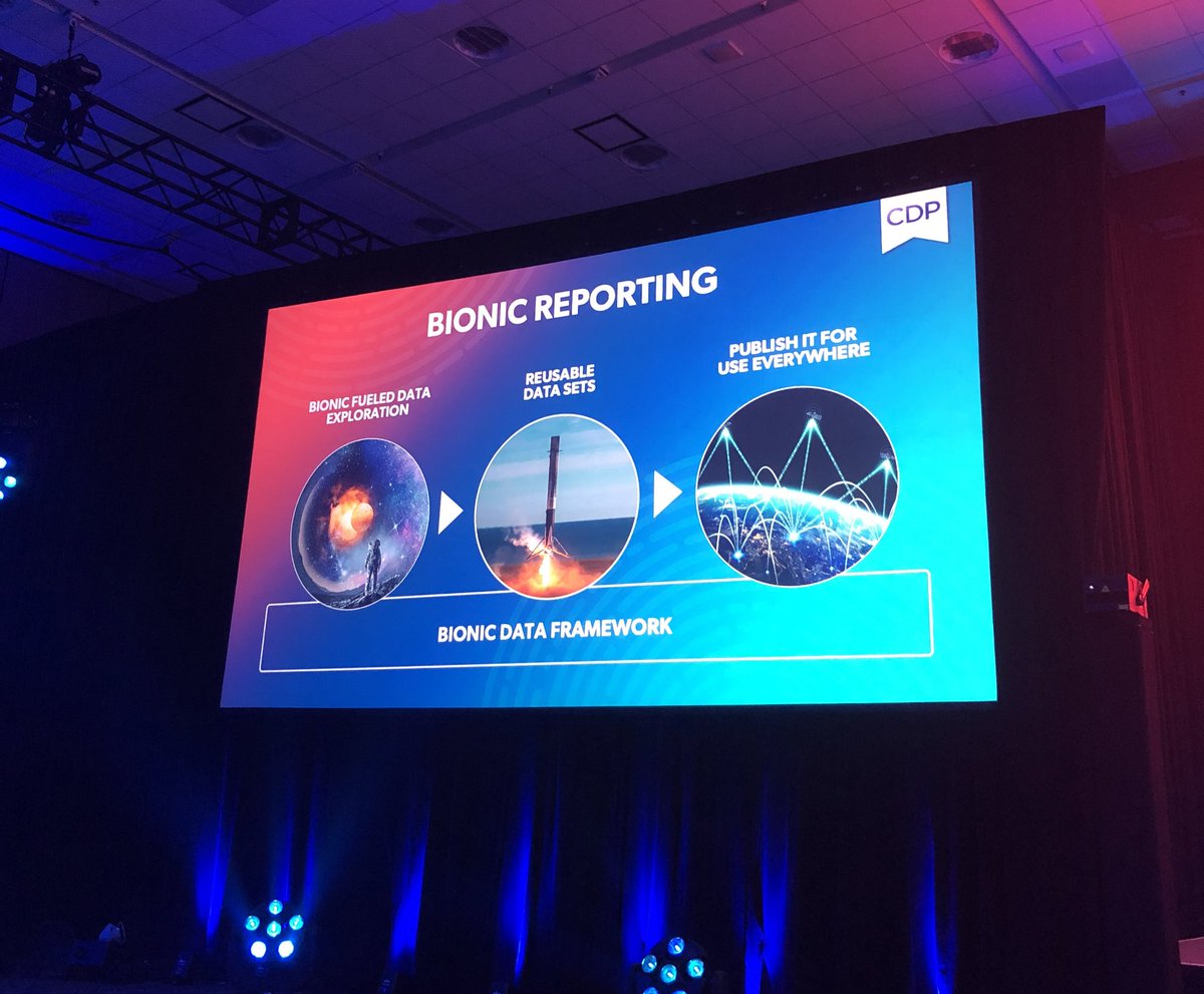 jasonphersh's tweet photo. Bionic woman @dstokowski introducing Bionic Reporting #pulse18 https://t.co/oJR99ORWfK