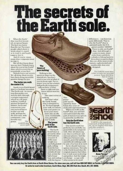 earth shoes 1970s