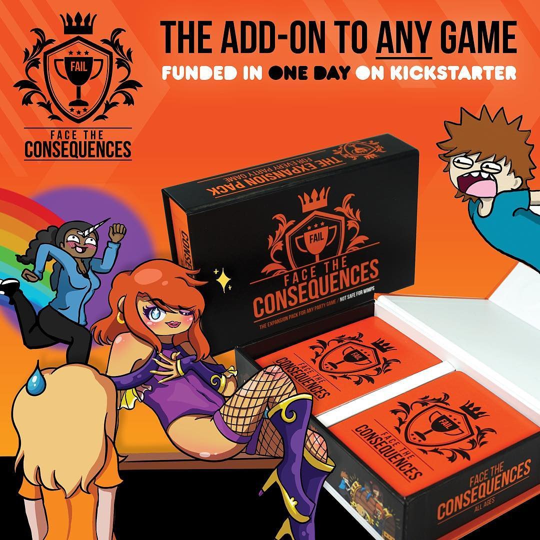 FTCgame's tweet image. Instantly take game night to the next level, by punishing the losers!

Live now at facetheconsequences.co

#game #kickstarter #kickstartergames #gamenight #party #partygames #ftcgame #savegamenight
#detroit #michigan