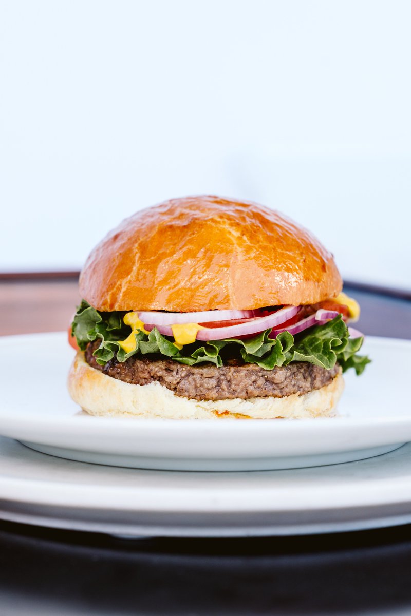 Say hello to our impossible burger. Top with your favorite condiments and enjoy this vegan option!

#impossibleburger #beyondmeat #veggieburger #veganburger #chefmade #huffposttaste #tastyeats #veganeats #vegancatering #weddingcatering #yahoofood #beyondburger #vscofood