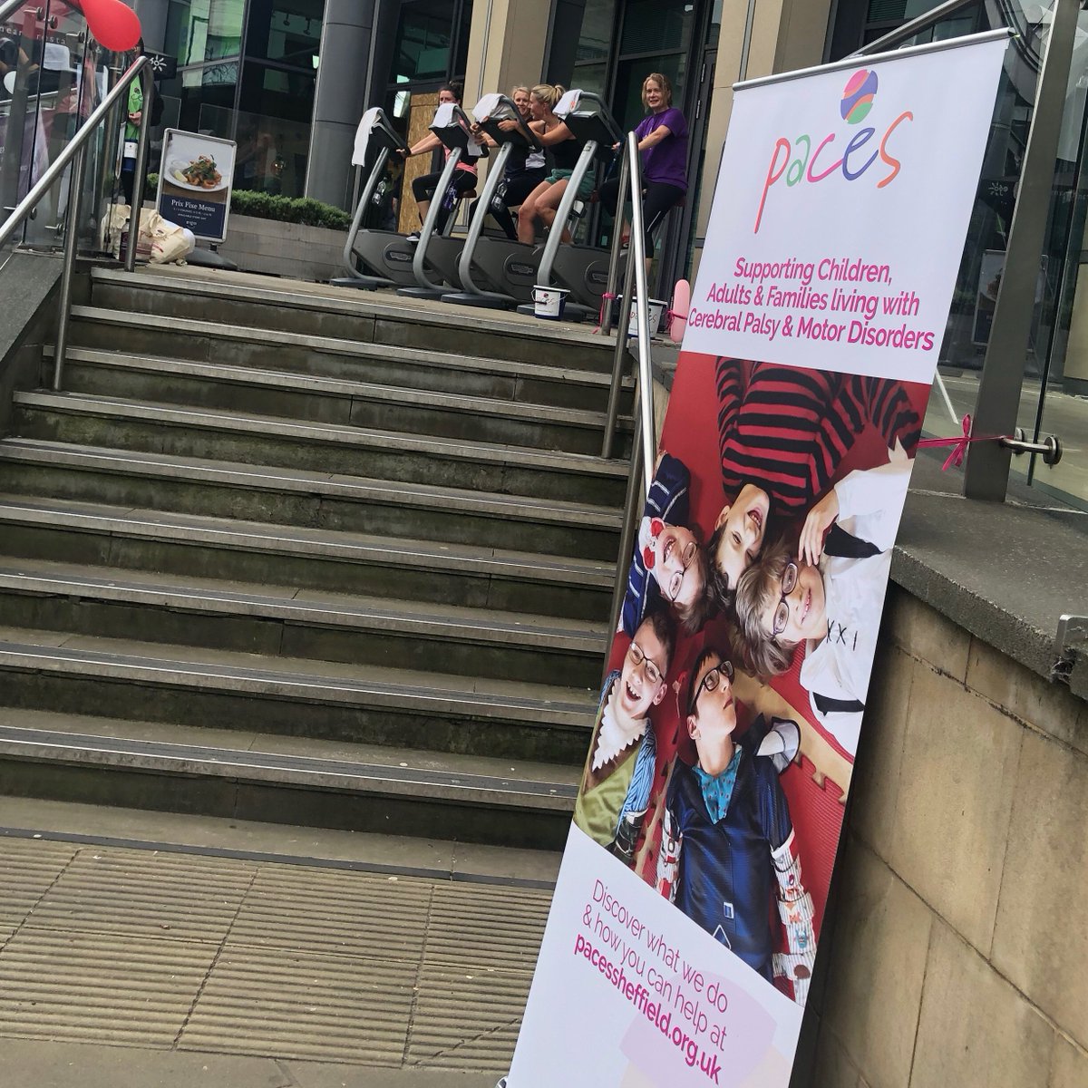 movemoresheff's tweet photo. Great to see @Paces_Sheffield getting started early for #movemoresheffield2019 while fundraising. Check them out here https://t.co/S54VYKgXv9 https://t.co/G2lhM9AsH2