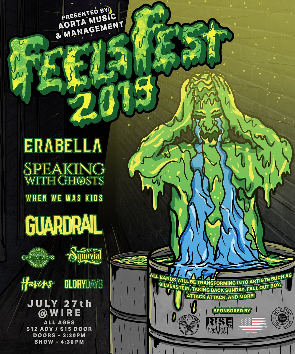 ✅7/27✅
Feels Fest 2019
$12 Adv / $15 Door 

💥LETS GOOOOOOOO💥