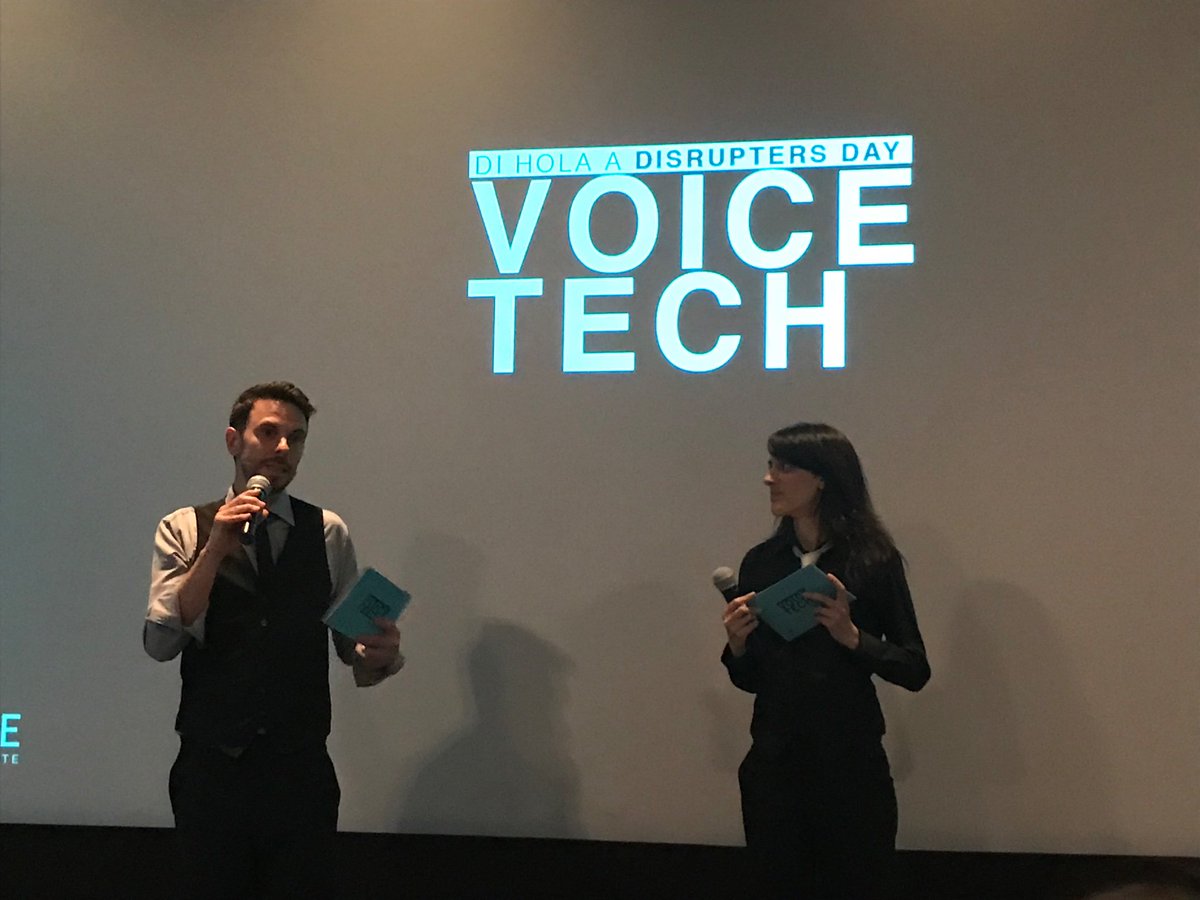 En el #DisruptersDay #VoiceTech. Hoy toca hablar de las búsquedas por voz. @immunecoding <a href="/MPContent/">MPC</a>