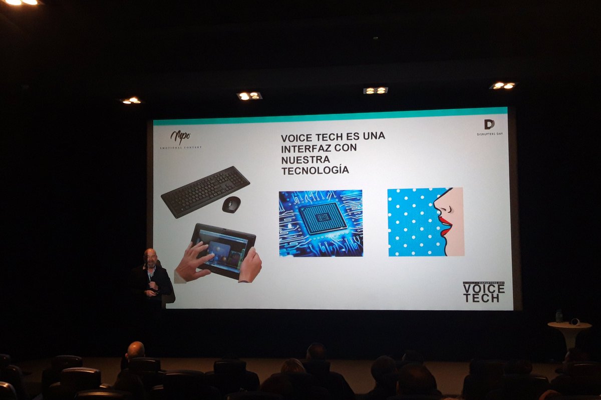 Dennis Neiman (<a href="/Den9mn/">Dennis Neiman</a>), primer ponente de #DisruptersDay, nos cuenta los cinco factores clave para trabajar con los asistentes de voz. #VoiceTech