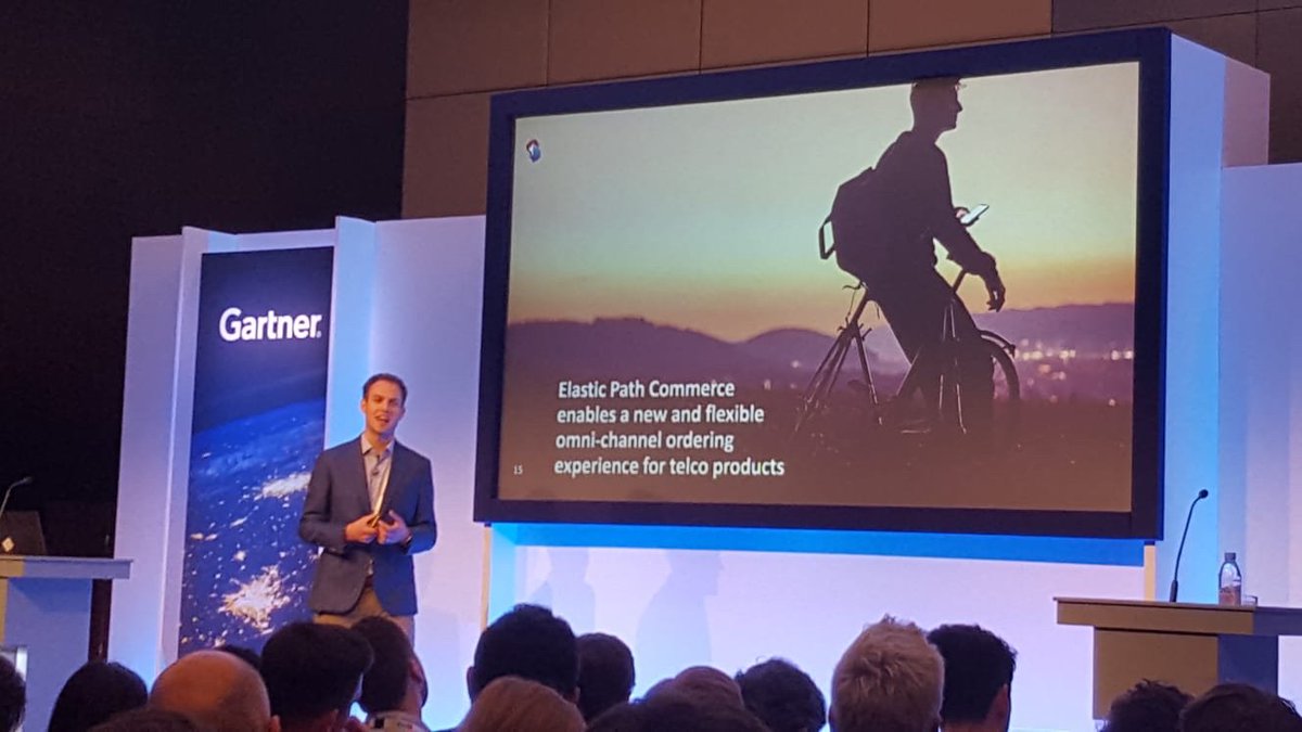 elasticpath's tweet photo. Great presentation from our client @Swisscom_de at #GartnerCX today. With Elastic Path Commerce, they were able to go headless and transform their business to provide the ultimate unified experience for their customers. 🙌#getelastic https://t.co/F6WV7eWZ9g
