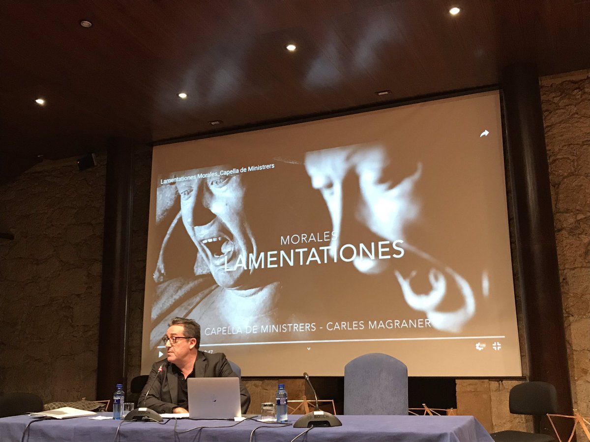 RamonSobrino1's tweet photo. En @AuditorioOVD conferencia #CarlesMagraner sobre #Morales @CDMinistrers Y a las 20 h., concierto de clausura de #PrimaveraBarroca @culturaoviedo @cndm_inaem @CosmeMarina https://t.co/x8kBksmQmb