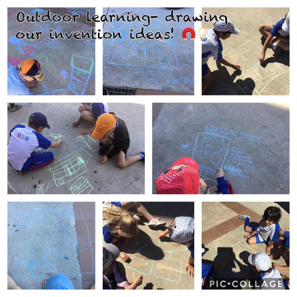 jessica_labays's tweet image. The children enjoyed drawing and sharing their invention ideas! Who, me, an inventor? 🧲💡👍🏼#REALprojects #outdoorclassroomday @BSBCForest @BSB_Barcelona