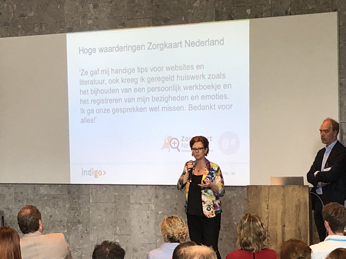 Een 100% #digitalepolikliniek binnen <a href="/Indigo_iedereen/">Indigo</a> resulteert in hoge waarderingen op #zorgkaartnederland #ehealth #portaal #karifyatlas19