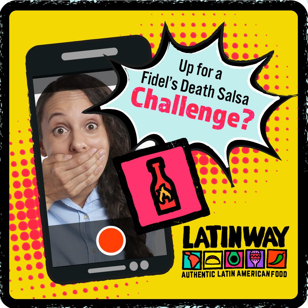 Let’s talk about sauce baby – we’ve got 6 special sauces to tingle your tastebuds, from the hot and fiery Fidel’s Death to the soothing flavours of Corny Swift, we’ve got it all #latinflavours #Aberdeen