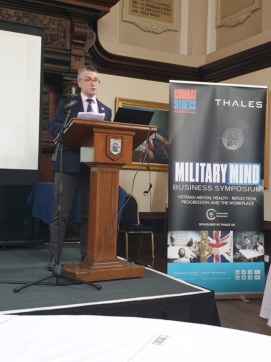 CombatStress's tweet photo. Thanks to @rabbyl from Scotland's Bravest Manufacturing Company for joining us. #CSMMS19 https://t.co/j231TAuyO2