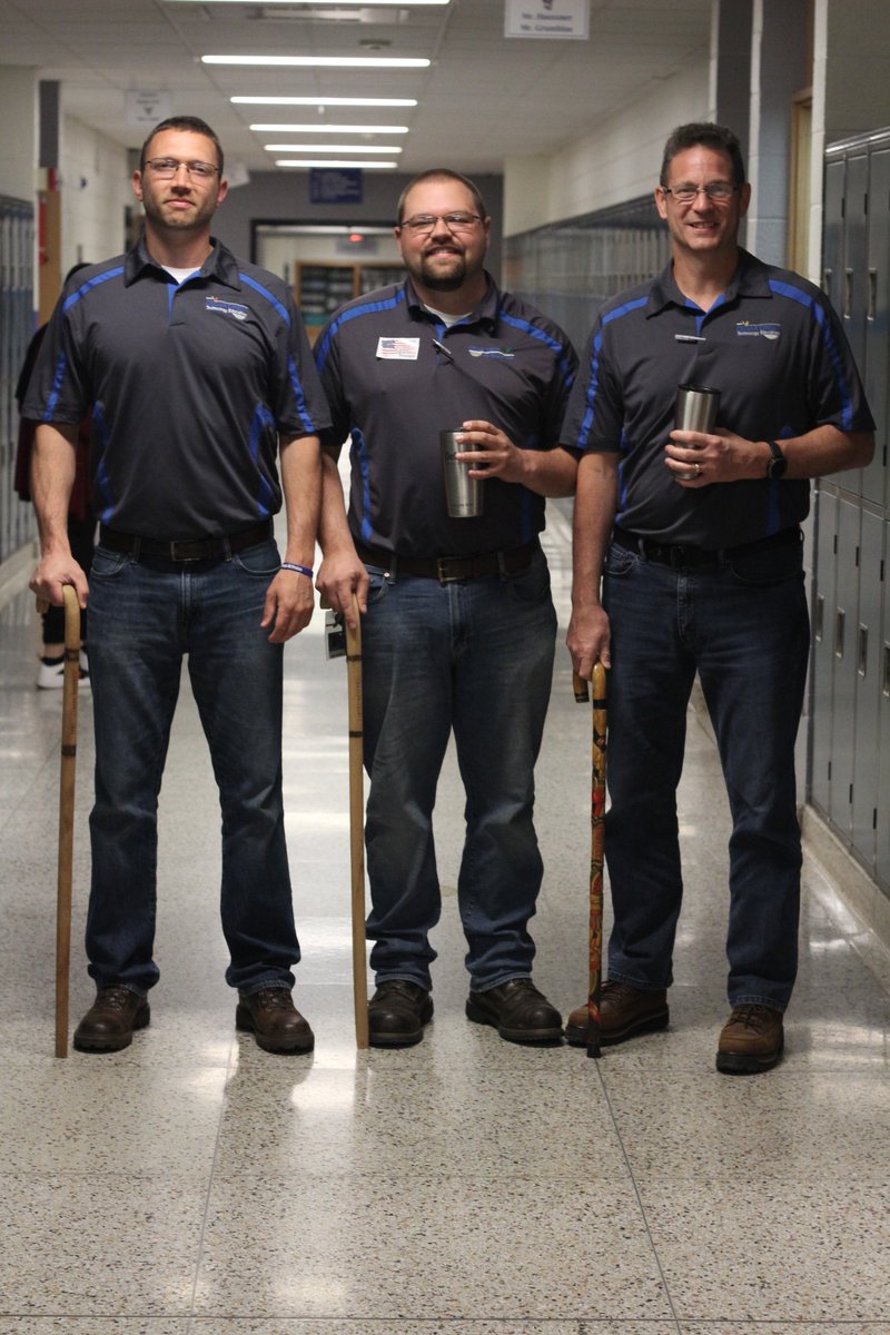Twin day in the Tech. Department for #FalconPrideWeek!