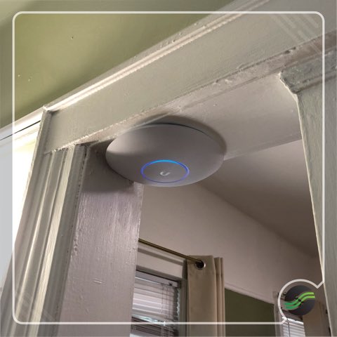 PITS_Tech's tweet photo. Today we installed an #UniFi AP AC Pro to a client’s office... Great range and throughput to handle the entire office plus a Guest Network on its own VLAN for added security.

#UBNTEverywhere @UniFiEverywhere https://t.co/1KT7tb1tfJ