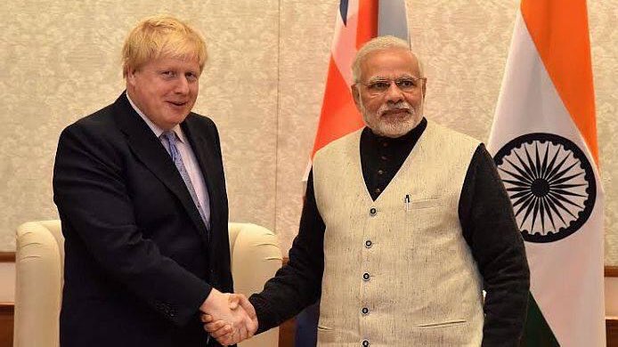 Image result for modi boris johnson