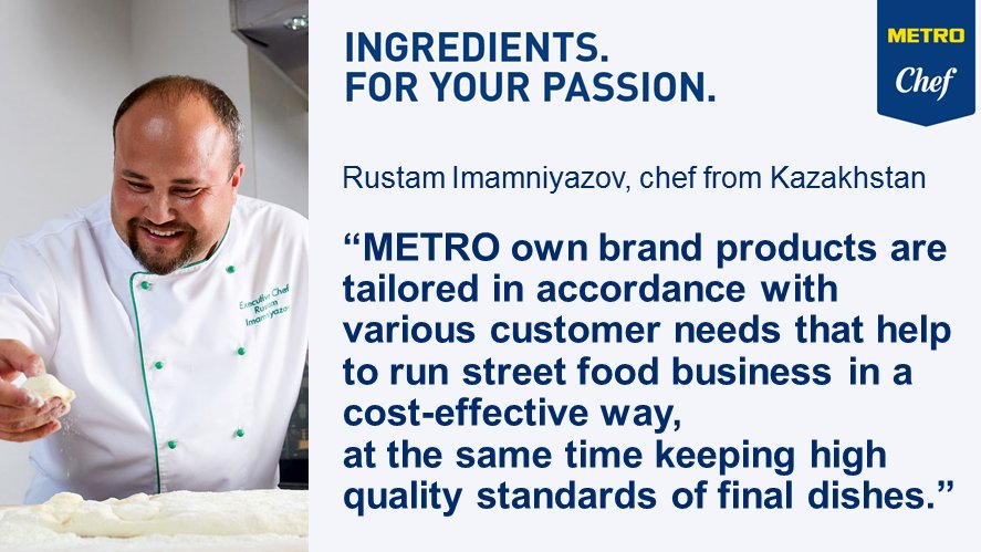 METRO_News's tweet image. Rustam Imamniyazov, a real enthusiast chef from Kazakhstan🇰🇿 shares about #METROChef #Chefcommunity 👩‍🍳👨‍🍳#loveownbusiness /rs