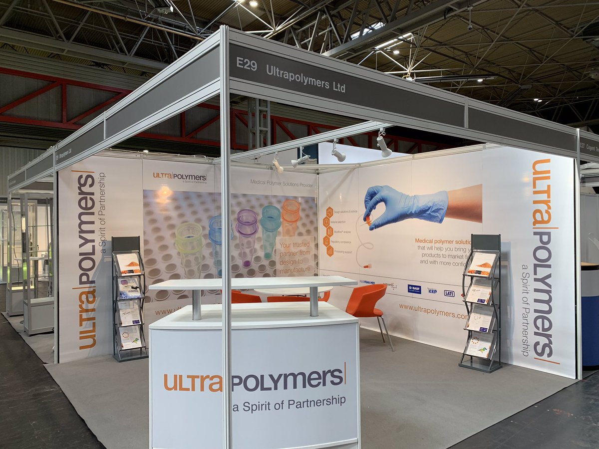Ultra_Richard's tweet photo. #TBT to last week when we were mid way through the second day of @medtechonline expo. Thanks to all who came on to the stand to #AskUltra for advice on polymer selection and bring your design from concept through to production. https://t.co/Rf2Pw6I8P0