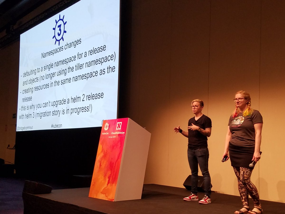 kaslinfields's tweet image. Some of the important changes are around how #Helm works with #Namespaces. Keep these important new namespace usage tips/functionalities in mind! #KubeCon #CloudNativeCon @jldeen @bridgetkromhout