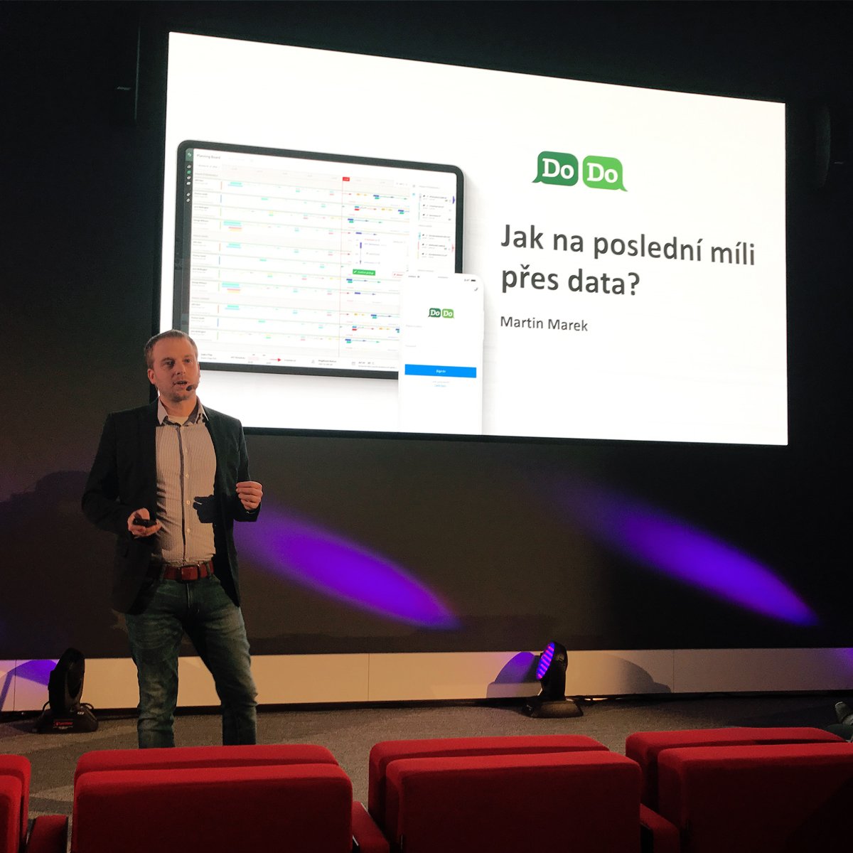 The annual Microsoft DOTS conference helps us keep up to date with changes in the industry and make sure we know to use the latest tech. We're proud of our managing director, Martin Marek, who gave a speech about #LastMileDelivery solution for big cities. Thx for the opportunity!