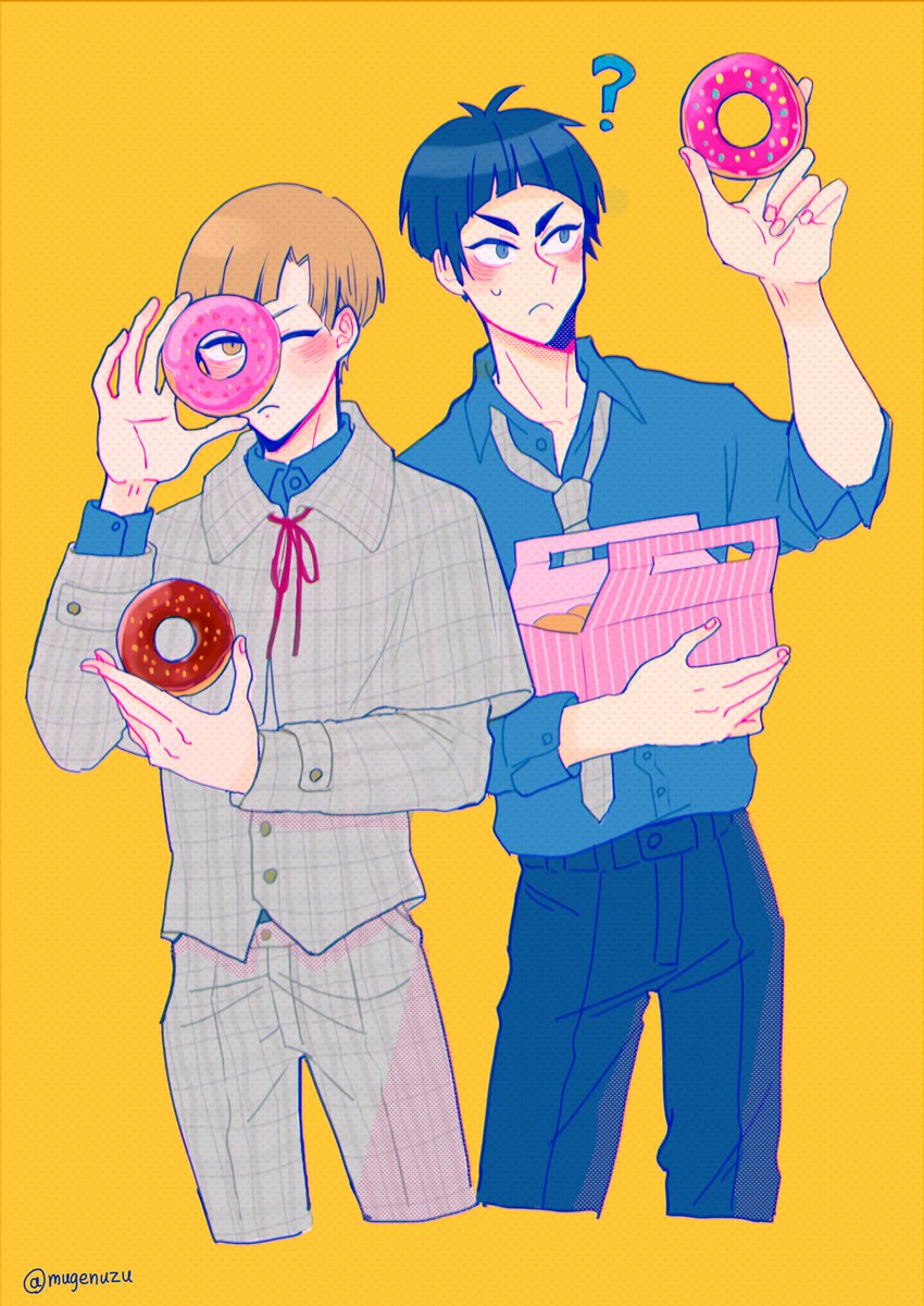 探偵白布さん🔍🌟と助手の五色君🐶