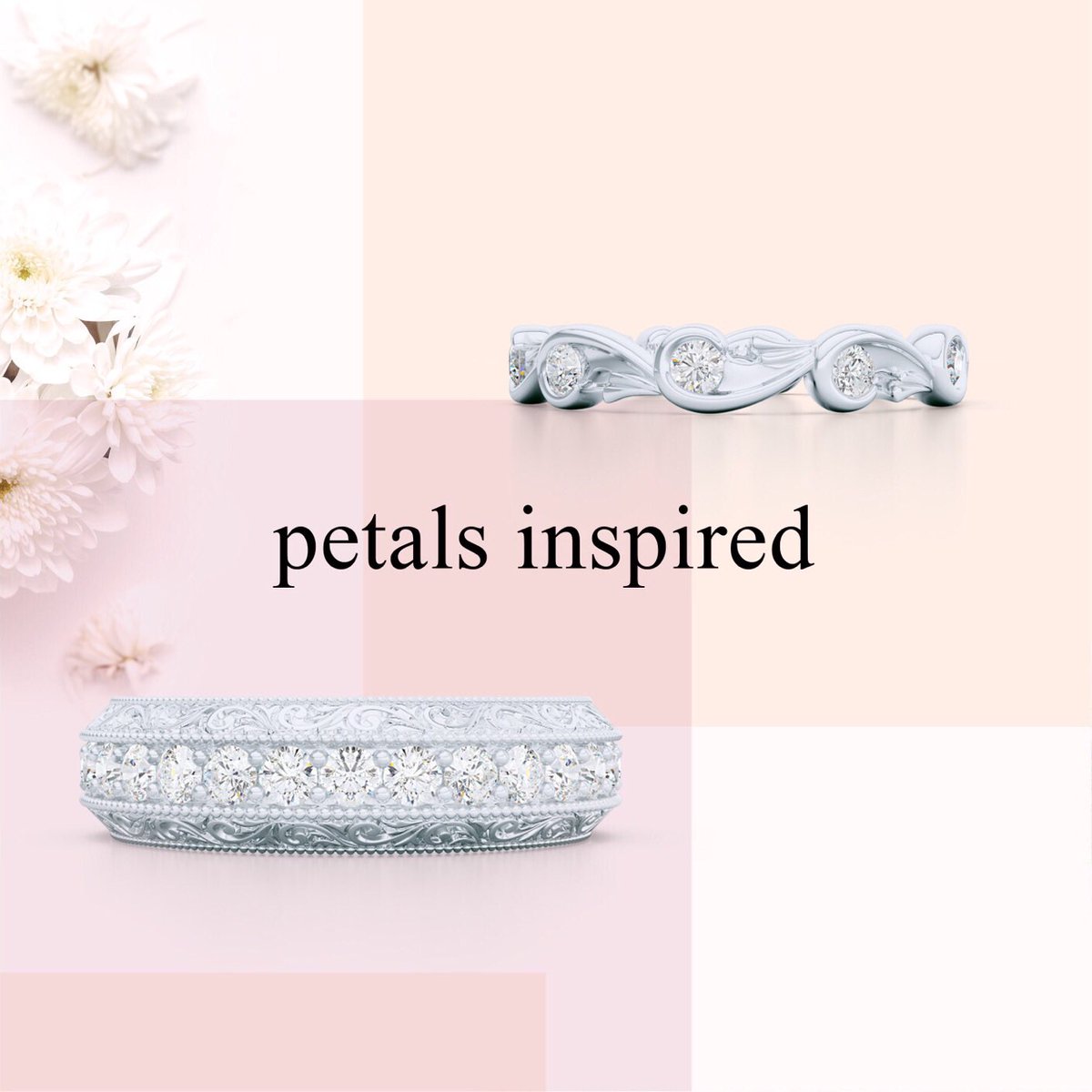 Bashert_Jewelry's tweet photo. Asking in Spring style ....
Introducing our floral inspired bands - Rose Vine &amp; Rosina
💍💍💍💍
#Bashert #bashertjewelry #springwedding #floridabride #Miamibridal #engagementring #miami #sweetsixteen  #engagement #flowersmood #tourmalines #miamiweddings #southflorida https://t.co/NDrOf4urT9