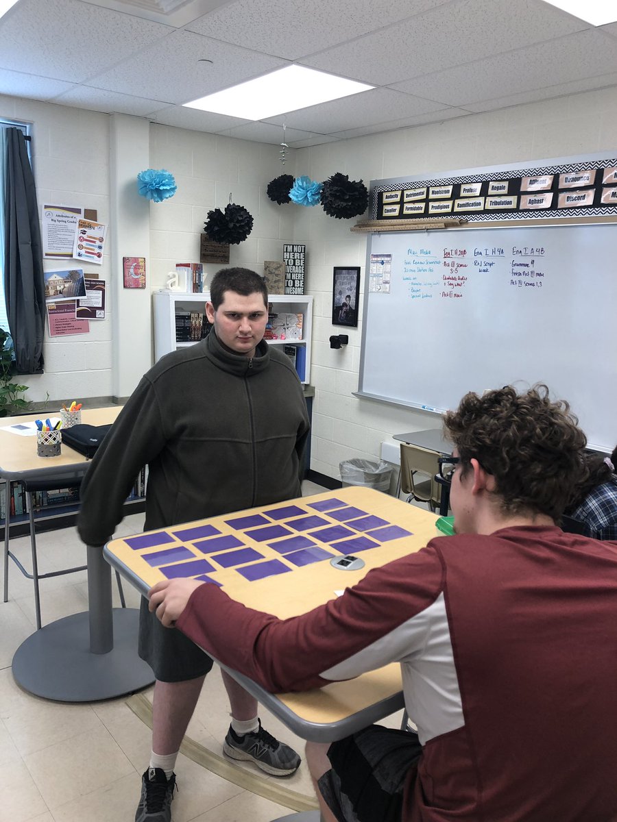 angravens's tweet photo. Mass Media Ss reviewing for the final in fun stations today. #memorygame #impromptuinterviews #headlinesmeetmagneticpoetry 🎥 https://t.co/T6iik8wTgd