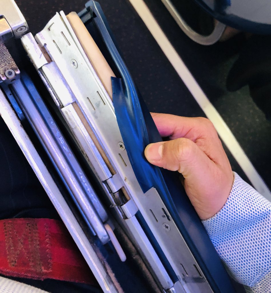 csramachandran's tweet image. Quality of #SpiceMax seats.. @flyspicejet Low cost carriers means low standards?
Plus you charge a premium for spice max but overhead bins are loaded with aircraft stuff &amp;amp; forcing passengers to put their bags behind!  what’s the premium for? Torn seats &amp;amp; no overhead space? #fail