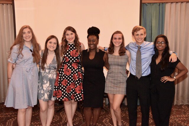ChargersSpeak's tweet photo. I've been with these young adults since the beginning of my Clear Springs career. ☺️ It's hard to think about a school year without them😢❤️ 
@SydneyRose1029 @allywyd @urlocalpritch @theMilesM https://t.co/2CTtXpViI4