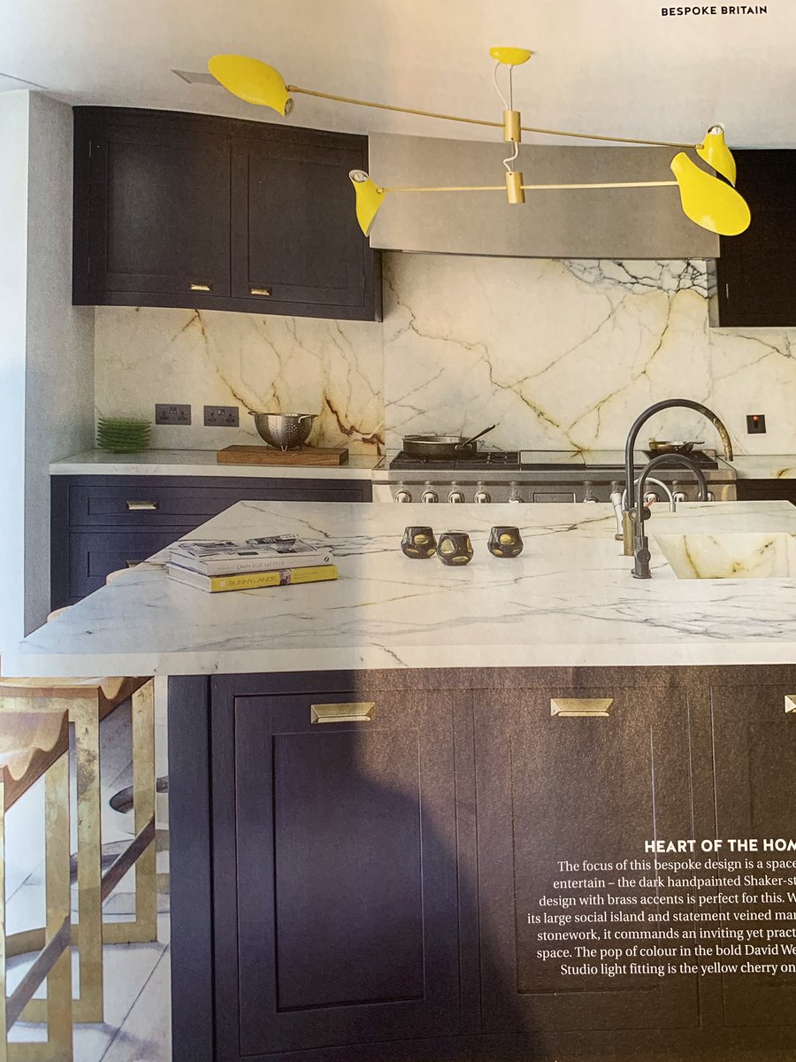 Stunning kitchen by <a href="/CharlieKingham1/">Charlie Kingham</a> in the best of British feature in <a href="/EKBBMAG/">EKBB</a> this month featuring a lovely bespoke Westin hood against that beautiful deep blue furniture backdrop 😍. Thanks so much for the mention guys, it’s much appreciated 😊 
.
.
.
#interiors