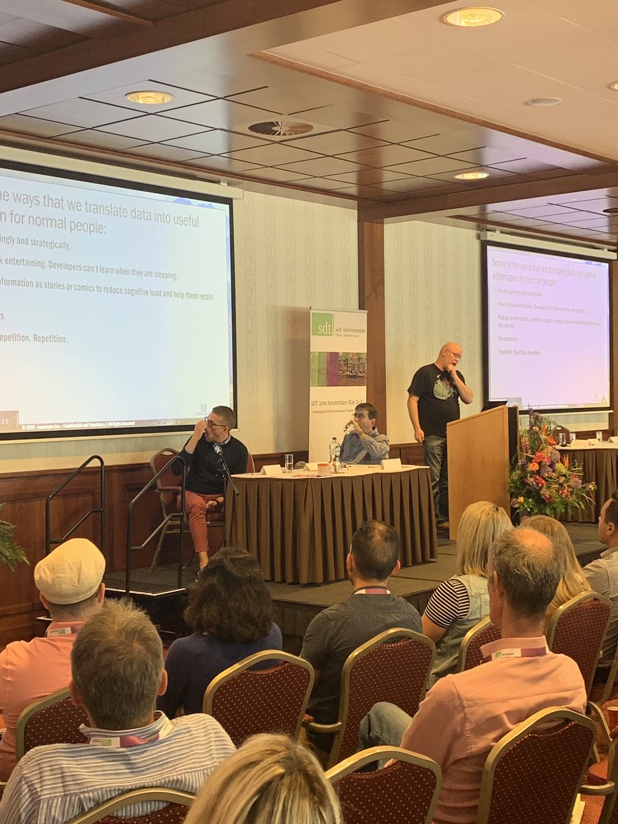 Antoniopalmeira's tweet photo. Another great talk about #scicomm at #SDT2019. SDT and the Commercial World, @Immersyve and colleagues at immersyve discussed how can we communicate SDT and science in non academic settings https://t.co/xWOVkVF1ly