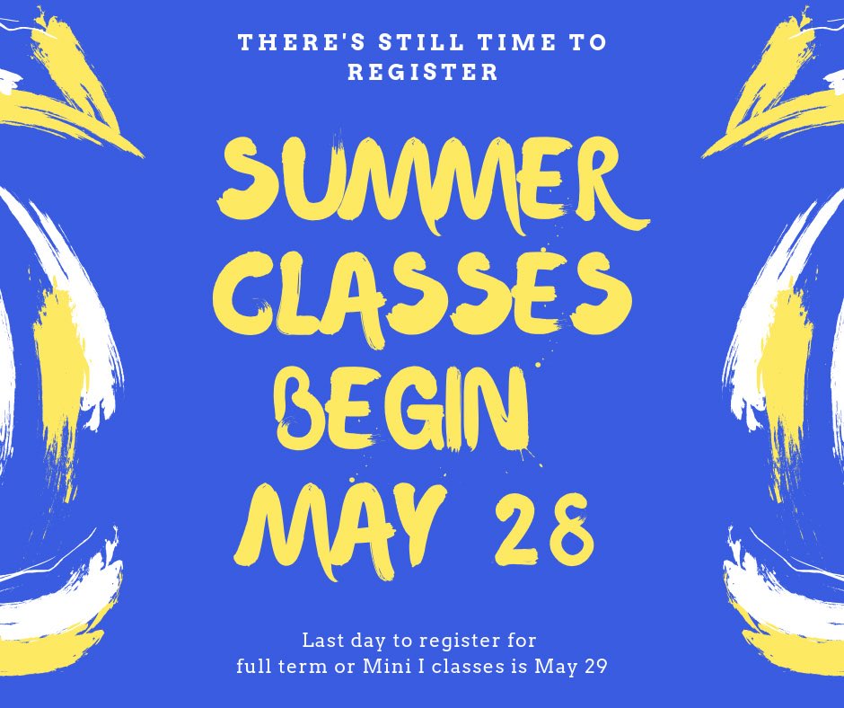 Summer registration is still open!
