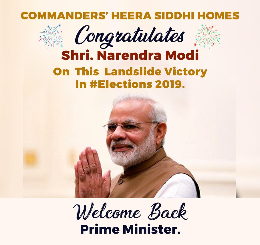 CHSHIndia's tweet photo. 'Together We Grow'. Yes, we believe in it. India believed in it. So, this day has sought its place in history. #WelcomeBackPrimeMinister Congratulations @narendramodi @BJP4India https://t.co/V0Y3sWSy1v
