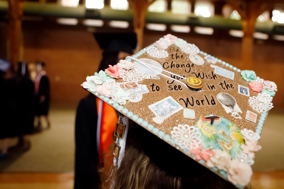 MercerYou's tweet photo. Here are a few of the creative mortar boards that were spotted at Mercer's 2019 commencements. See more graduation photos at https://t.co/31gBRkjtAv. #Mercer2019 https://t.co/IqgLuMfVHZ