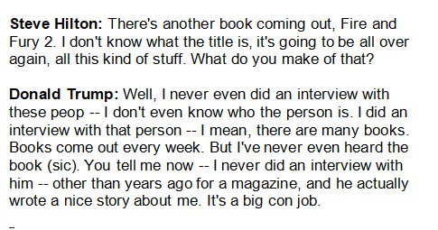 ddale8's tweet image. Sometimes you can hear Trump deciding out loud how he wants to be dishonest about a particular subject. From his Fox interview on the weekend: