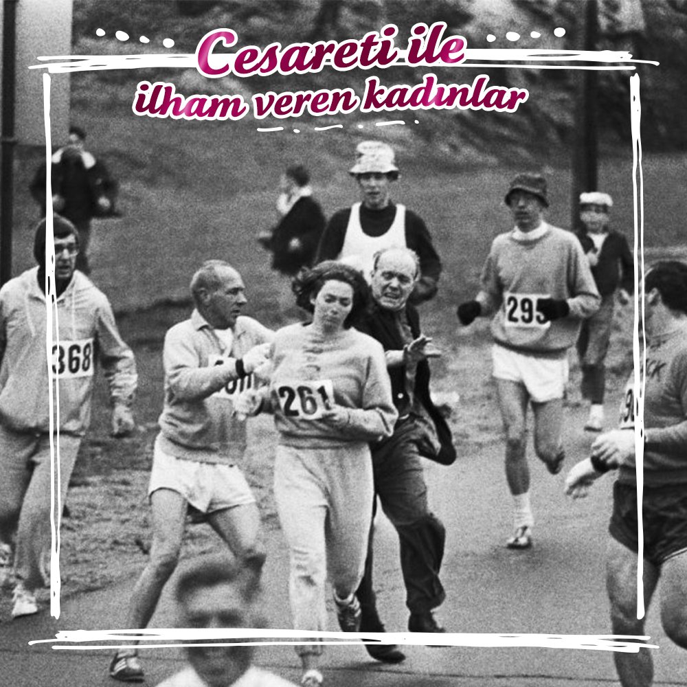 Maraton koşucusu Kathrine Switzer ile #TBT zamanı! 🔙
Hayatında bir çok engeli cesareti ile aşan Switzer, Boston koşusuna katılan ilk kadın maraton koşucusu olarak tarihe adını altın harflerle yazdıran en önemli idollerden biri.🏃
#cesaretiileilhamverenkadınlar