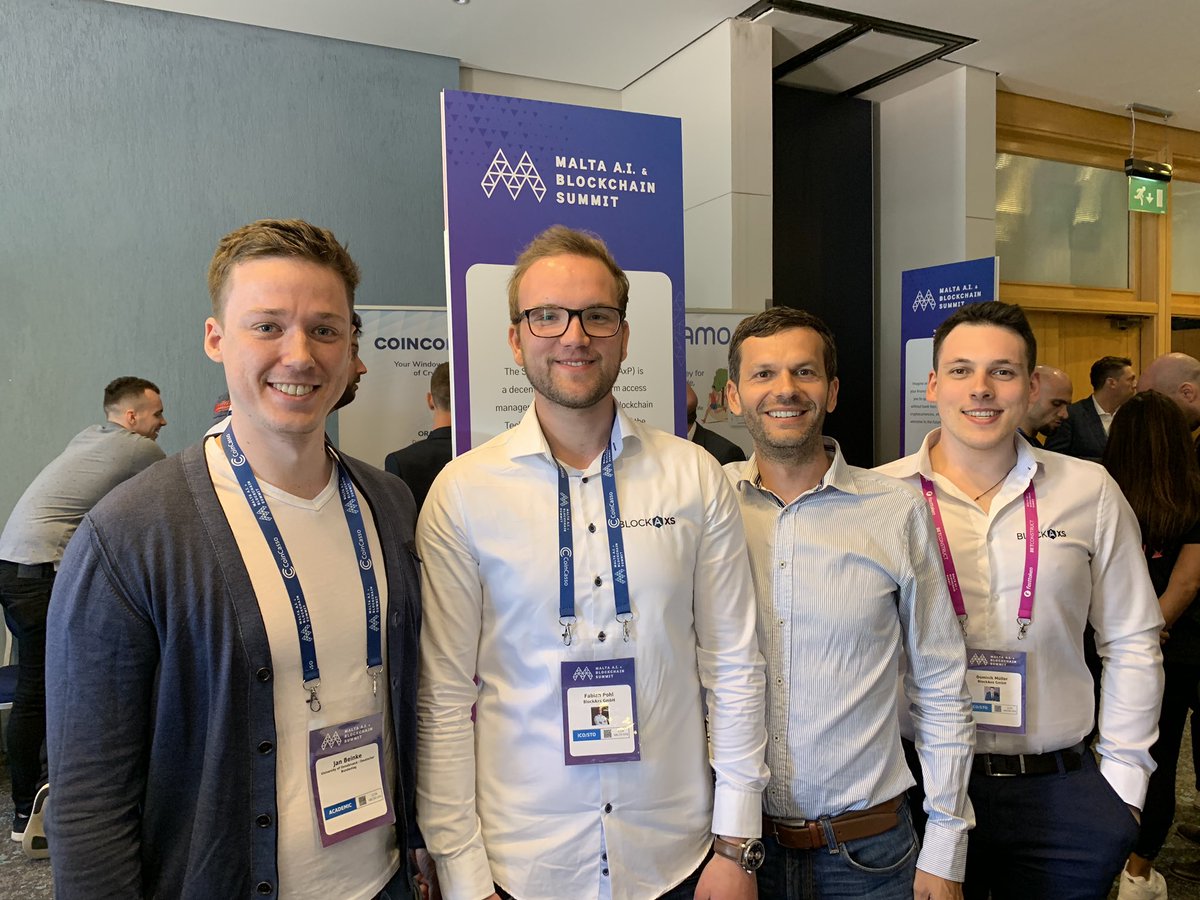 blockaxs's tweet photo. Amazing Time at #Malta #Blockchain #Summit #BlockAxs @hiltonmalta @BlockchainMT visit our booth in 1st floor / startup village. https://t.co/9iCdaUy01i
