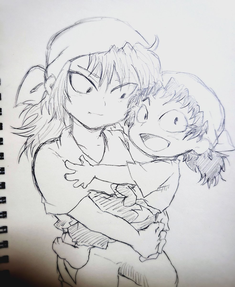 スケブ見直してたら-10歳水練の落書き出てきた🌊 