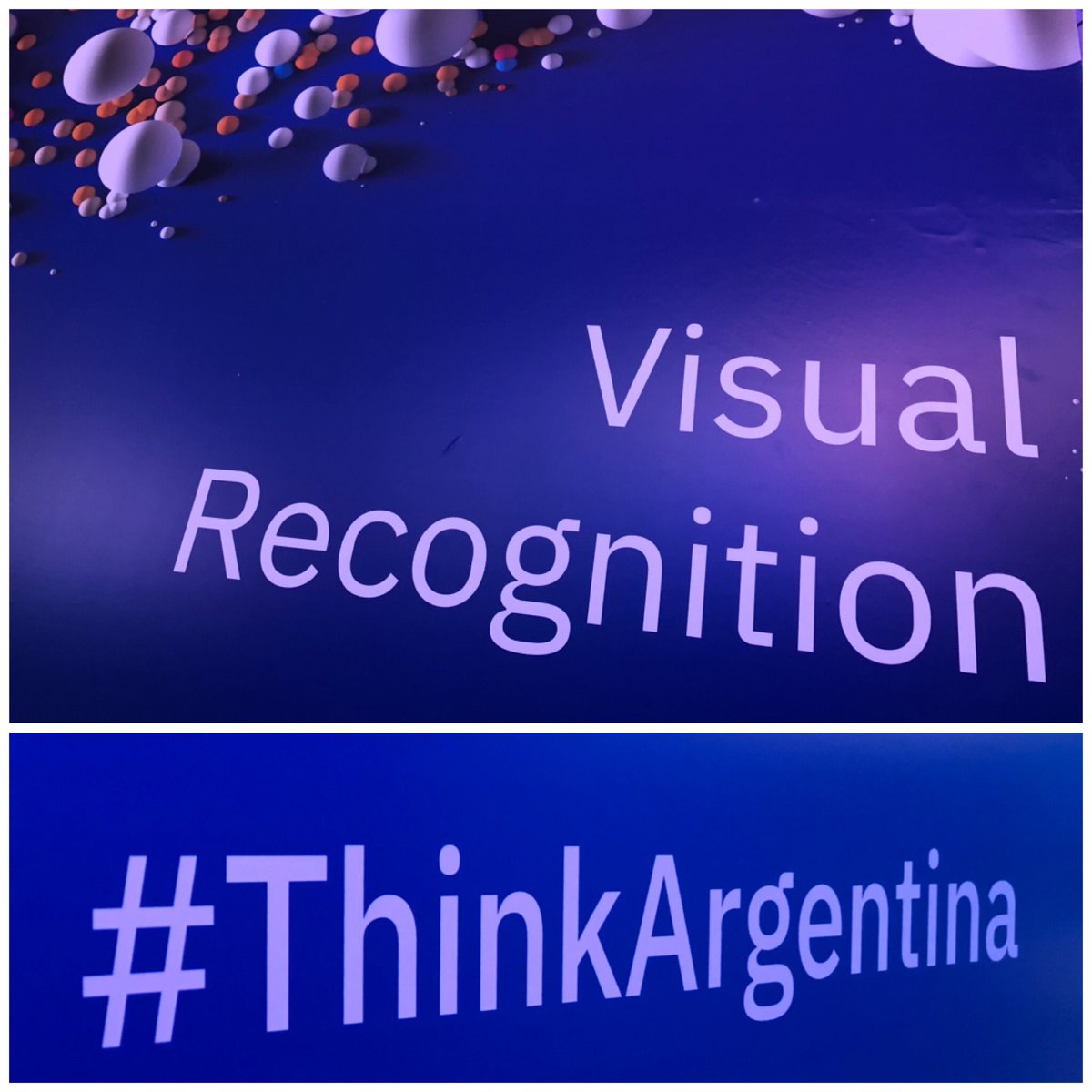 #ThinkArgentina Reconocimiento de Imágenes @IBMWatson en tiempo real, ven a vernos y prueba …al-recognition-duo-dev.ng.bluemix.net
