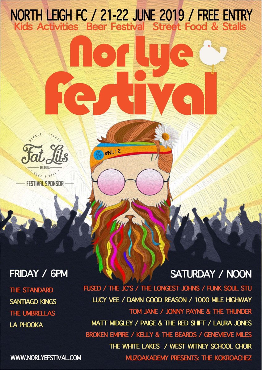 DamnGoodReason's tweet image. Ready for some high voltage r'n'r, Nor Lye?! We are! A great line-up of local music at one of our coolest local festivals! See ya there on Saturday the 22nd June... DGR x 🤘🎶 

@DamnGoodReason #NorLye_Festival #FATLILS #livemusic #Witney