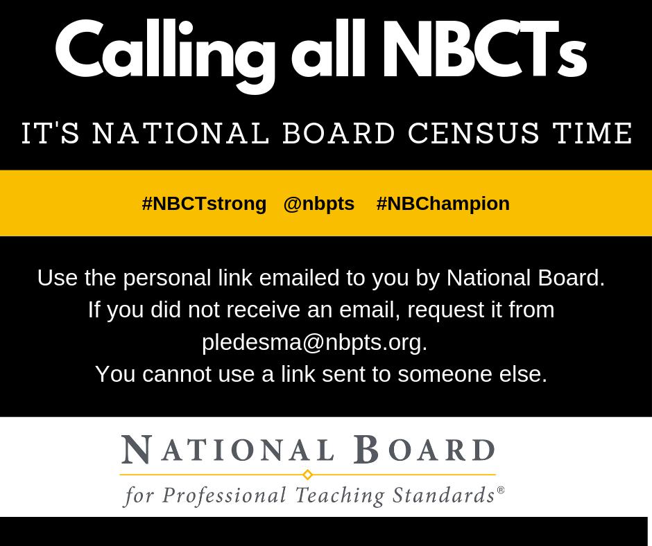 tfitz7's tweet image. Share your  experience, leadership activities and accomplishments.  Your stories offer a powerful narrative to help other educators and policy makers understand the impact NBCTs have on our profession. #NBCTstrong #NBChampion @NBPTS
