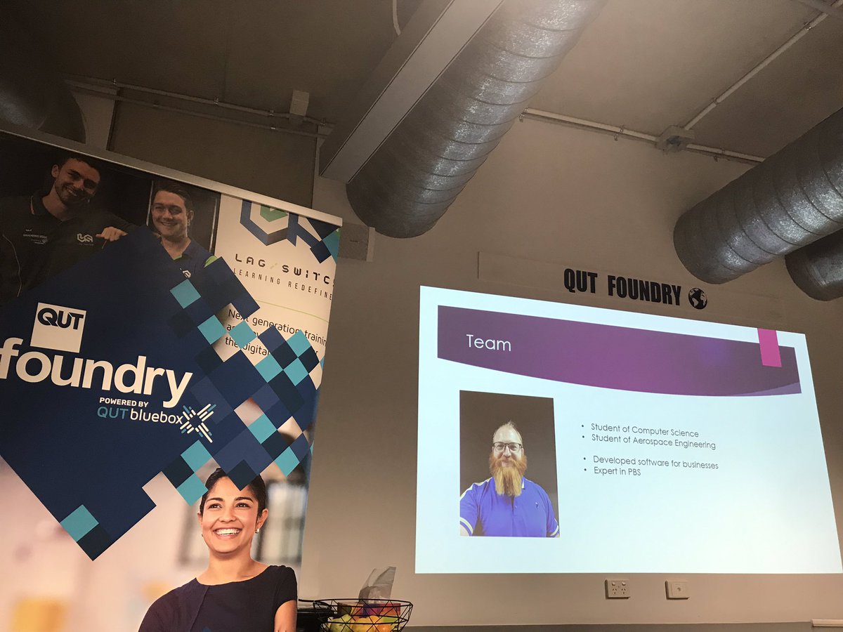 QUTEship's tweet image. #IDEASLaunched pitch @QUTfoundry is Josh’s #PBSS: a smart Positive Behavior Support System, that’s #NDIS aligned, &amp;amp; evidence-based, for delivering better #clinical #care, &amp;amp; more efficient management &amp;amp; reporting. Josh couples tech skills &amp;amp; care experience to deliver what’s neeeded