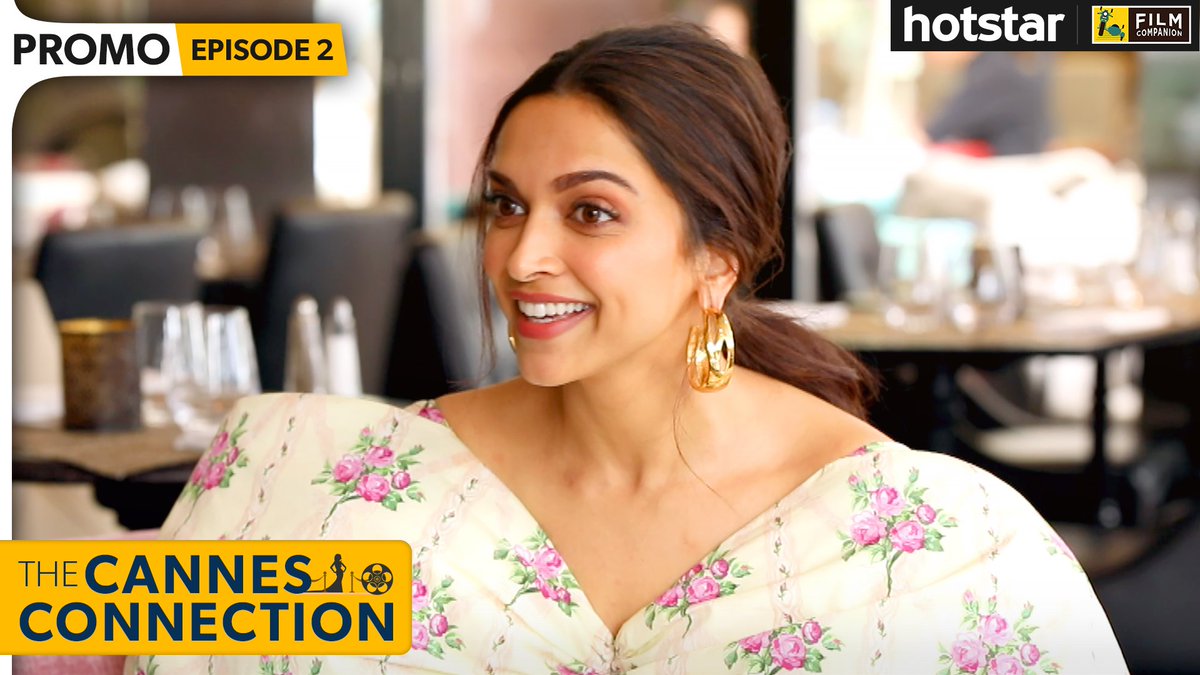 FilmCompanion's tweet photo. ‘I’ve got this one baby’, says @deepikapadukone! The actor tells @anupamachopra why she would always outshine husband @RanveerOfficial on the #Cannes red carpet. https://t.co/6Vwh1RLIEg #TheCannesConnection https://t.co/peLilrMF77