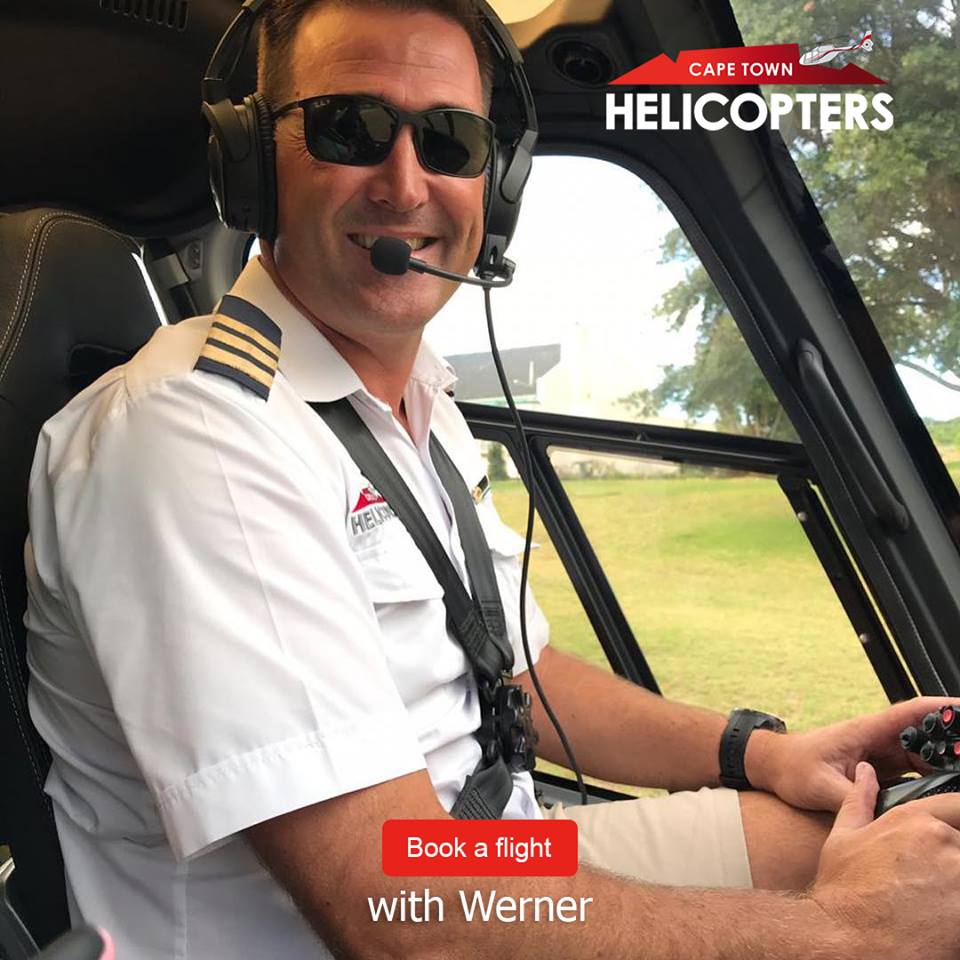 "Our pilot was Werner Nieuwoudt and he was fantastic. He was kind, accommodating, and made our flight relaxing and informative. We would definitely ride with Cape Town Helicopters again.” - Bruce_Josh19

Thanks Bruce for choosing Cape Town Helicopters and rating us 5-stars!